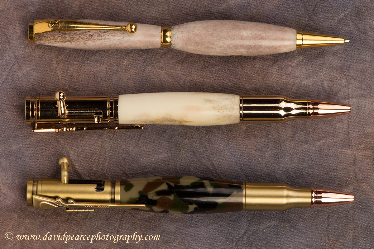 Antler and Bolt Action Pens
