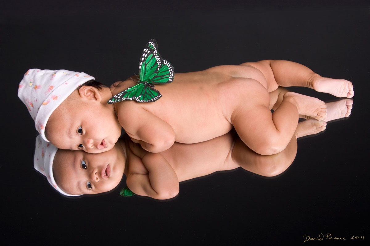 Baby on Mirror